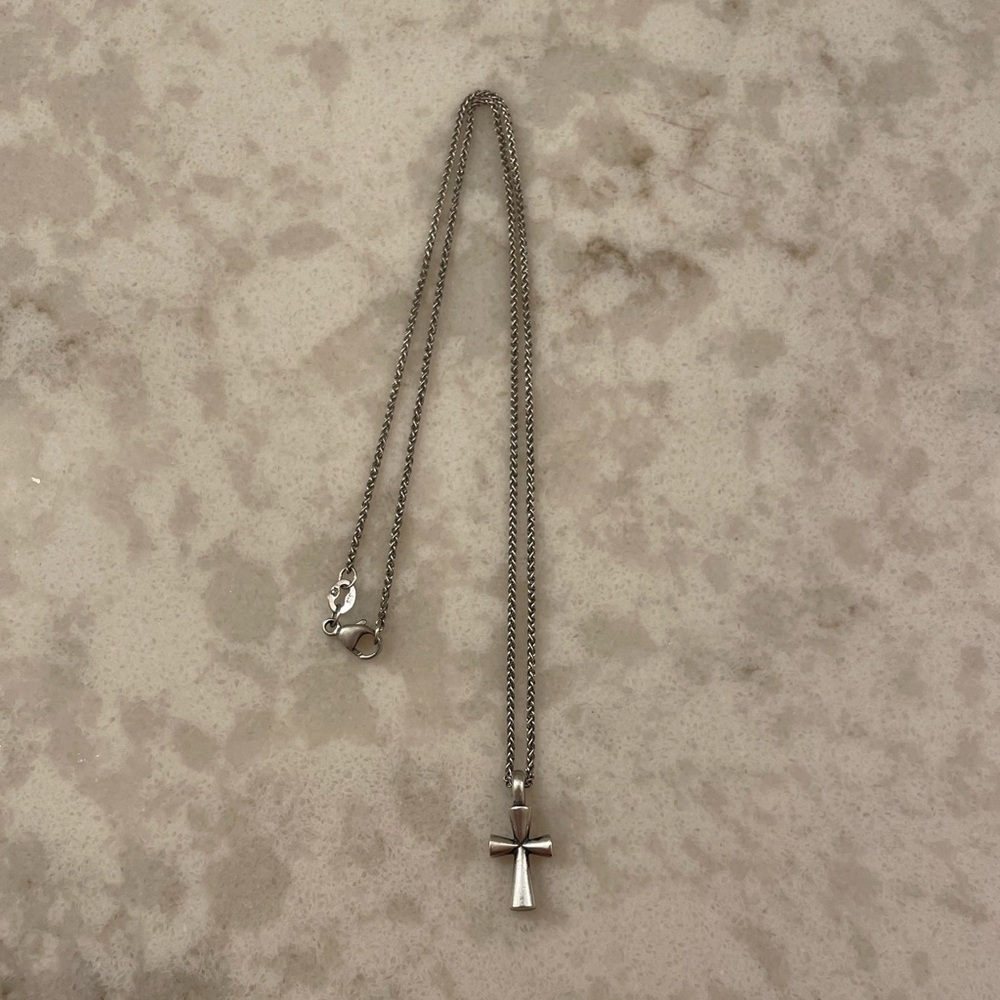 James Avery St. Teresa cross necklace